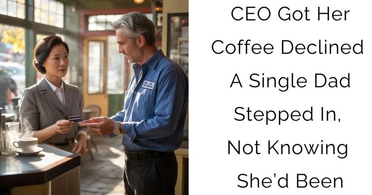 CEO Got Her Coffee Declined — A Single Dad Stepped In, Not Knowing She’d Been