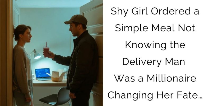 Shy Girl Ordered a Simple Meal—Not Knowing the Delivery Man Was a Millionaire Changing Her Fate…
