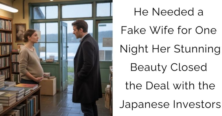 He Needed a Fake Wife for One Night—Her Stunning Beauty Closed the Deal with the Japanese Investors