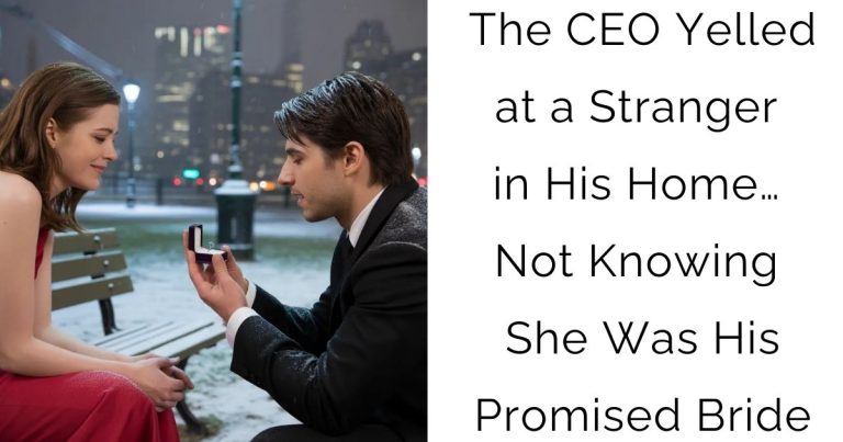 The CEO Yelled at a Stranger in His Home… Not Knowing She Was His Promised Bride