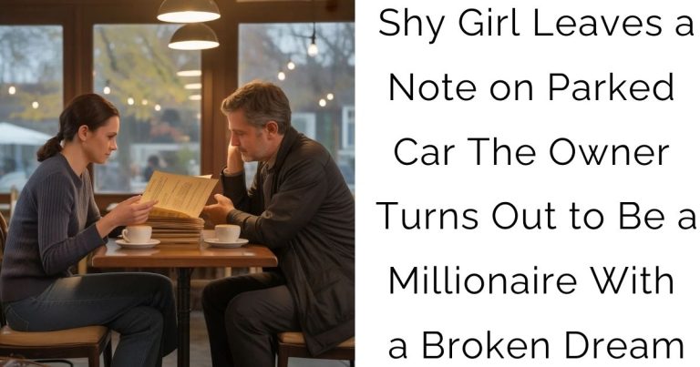 Shy Girl Leaves a Note on Parked Car – The Owner Turns Out to Be a Millionaire With a Broken Dream