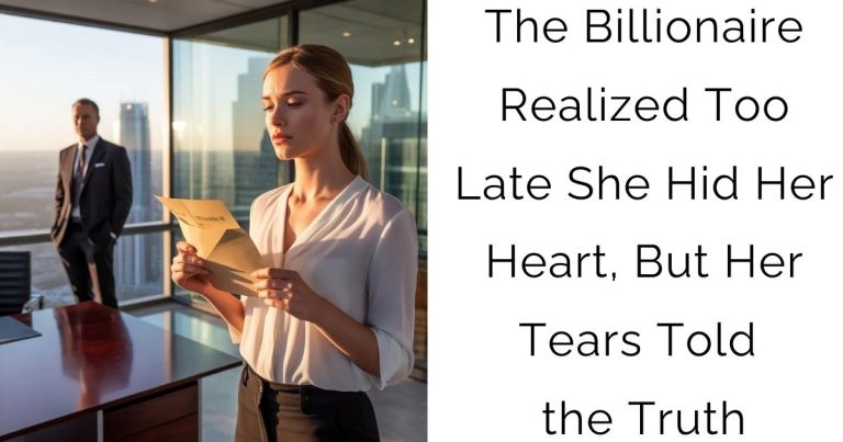The Billionaire Realized Too Late—She Hid Her Heart, But Her Tears Told the Truth