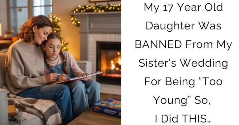 My 17 Year Old Daughter Was BANNED From My Sister’s Wedding For Being “Too Young” So, I Did THIS…