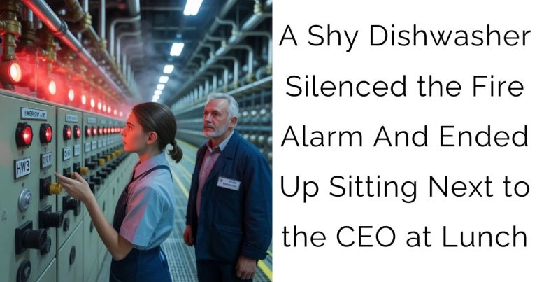 A Shy Dishwasher Silenced the Fire Alarm—And Ended Up Sitting Next to the CEO at Lunch