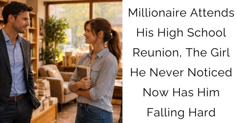 Millionaire Attends His High School Reunion, The Girl He Never Noticed Now Has Him Falling Hard