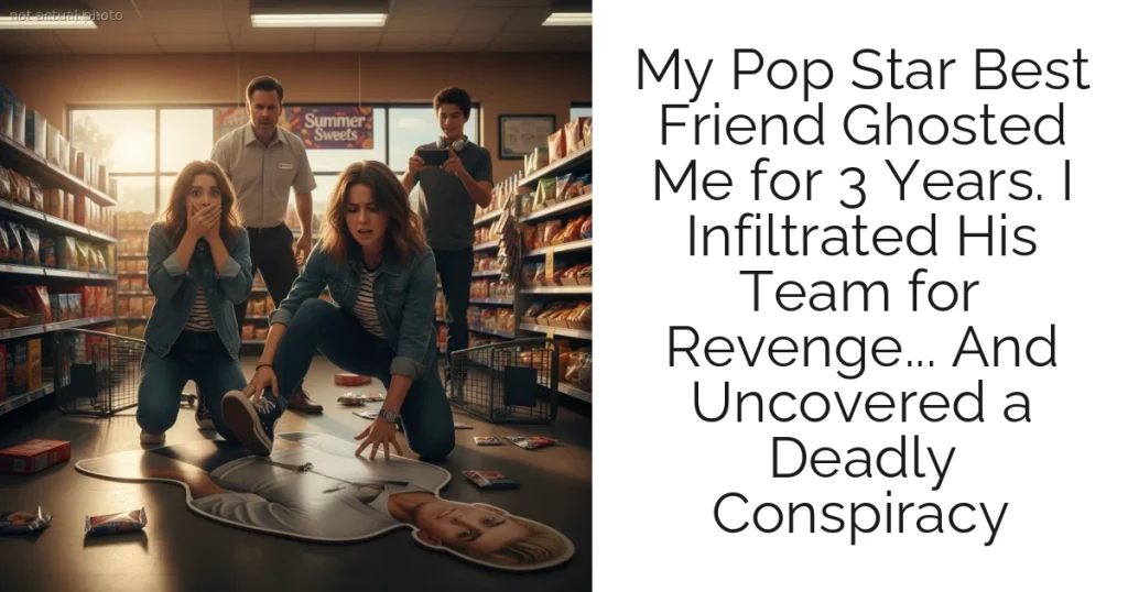 My Pop Star Best Friend Ghosted Me for 3 Years. I Infiltrated His Team for Revenge... And Uncovered a Deadly Conspiracy