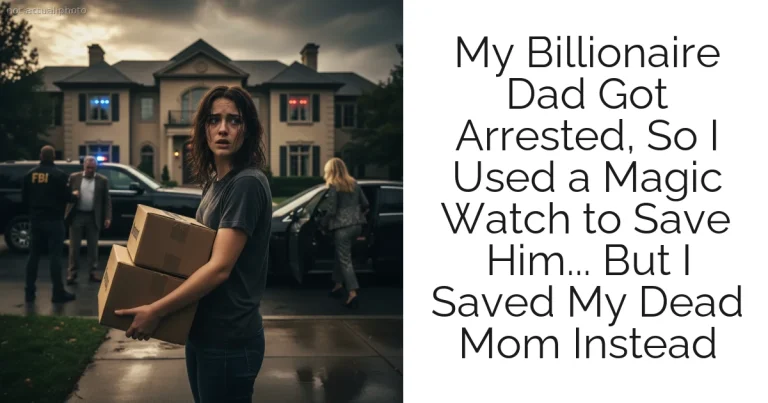 My Billionaire Dad Got Arrested, So I Used a Magic Watch to Save Him... But I Saved My Dead Mom Instead