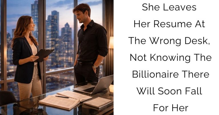 She Leaves Her Resume At The Wrong Desk, Not Knowing The Billionaire There Will Soon Fall For Her