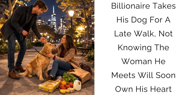 Billionaire Takes His Dog For A Late Walk, Not Knowing The Woman He Meets Will Soon Own His Heart