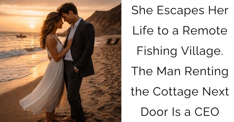 She Escapes Her Life to a Remote Fishing Village. The Man Renting the Cottage Next Door Is a CEO