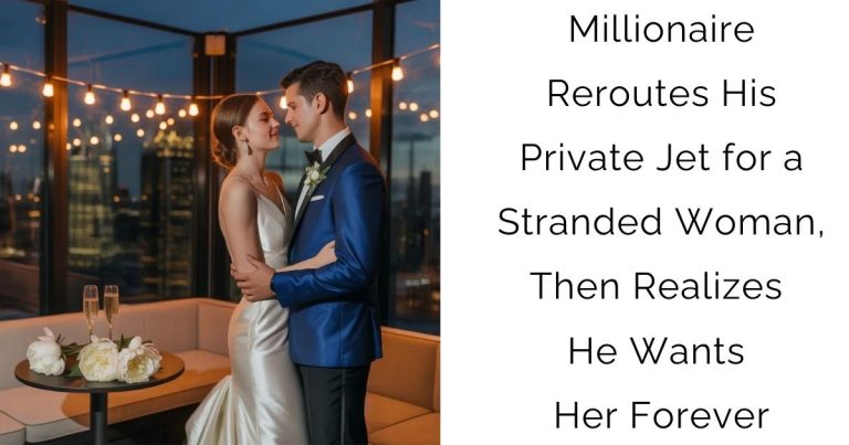 Millionaire Reroutes His Private Jet for a Stranded Woman, Then Realizes He Wants Her Forever