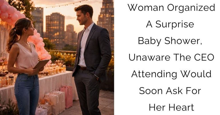 Woman Organized A Surprise Baby Shower, Unaware The CEO Attending Would Soon Ask For Her Heart