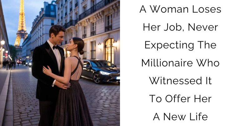 A Woman Loses Her Job, Never Expecting The Millionaire Who Witnessed It To Offer Her A New Life
