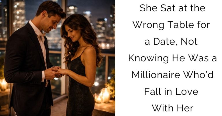 She Sat at the Wrong Table for a Date, Not Knowing He Was a Millionaire Who’d Fall in Love With Her