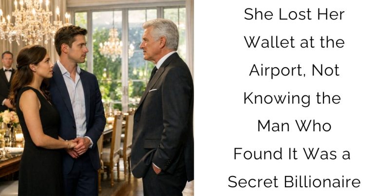 She Lost Her Wallet at the Airport, Not Knowing the Man Who Found It Was a Secret Billionaire