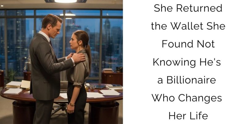 She Returned the Wallet She Found—Not Knowing He’s a Billionaire Who Changes Her Life