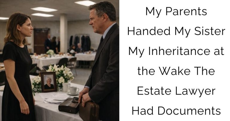 My Parents Handed My Sister My Inheritance at the Wake — The Estate Lawyer Had Documents