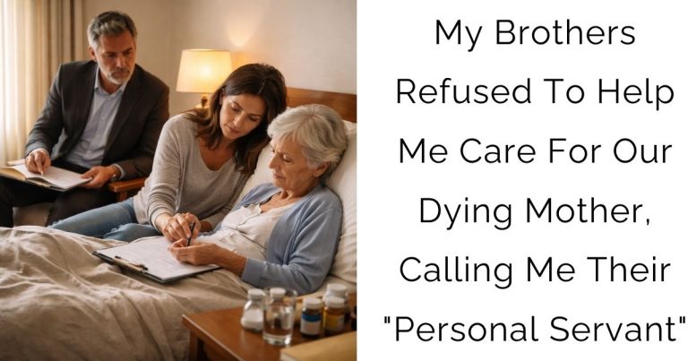 My Brothers Refused To Help Me Care For Our Dying Mother, Calling Me Their “Personal Servant”