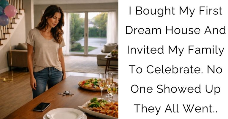 I Bought My First Dream House And Invited My Family To Celebrate. No One Showed Up — They All Went..