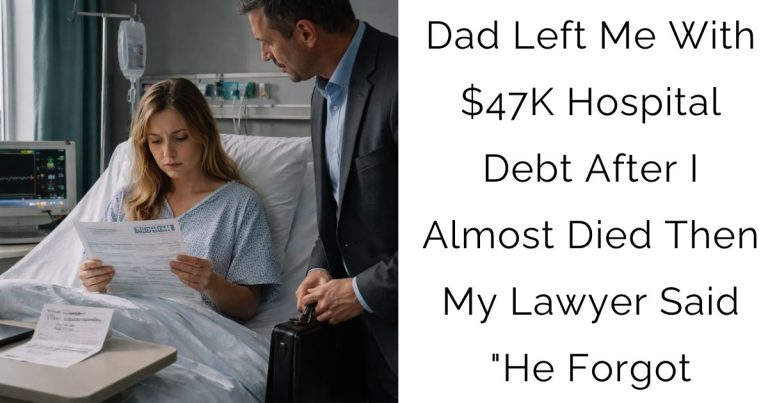 Dad Left Me With $47K Hospital Debt After I Almost Died—Then My Lawyer Said “He Forgot