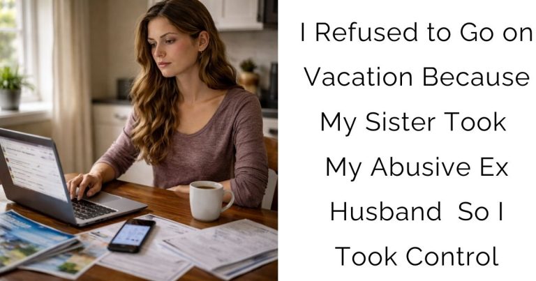I Refused to Go on Vacation Because My Sister Took My Abusive Ex-Husband — So I Took Control…