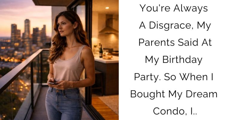 You’re Always A Disgrace, My Parents Said At My Birthday Party. So When I Bought My Dream Condo, I..