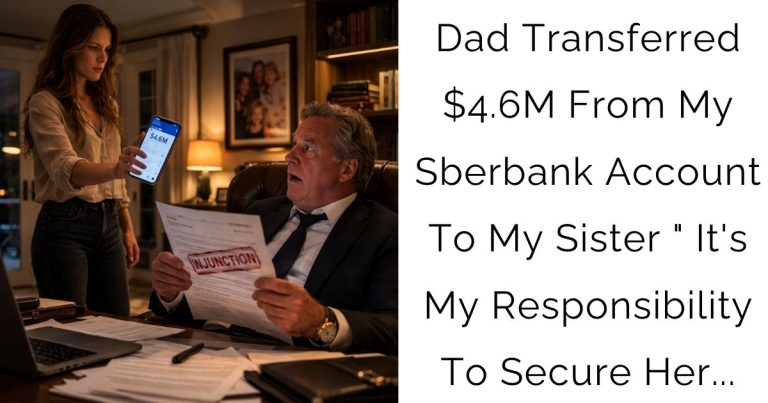 Dad Transferred $4.6M From My Sberbank Account To My Sister ” It’s My Responsibility To Secure Her..