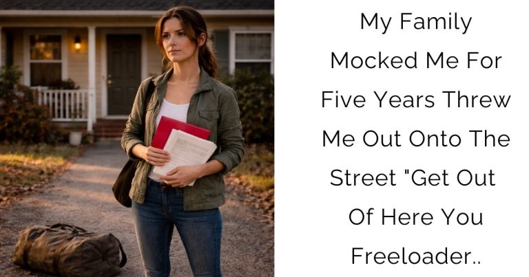 My Family Mocked Me For Five Years Threw Me Out Onto The Street “Get Out Of Here You Freeloader..