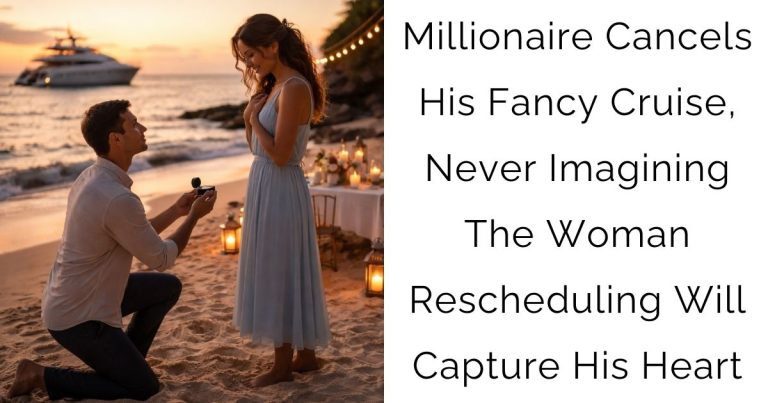 Millionaire Cancels His Fancy Cruise, Never Imagining The Woman Rescheduling Will Capture His Heart
