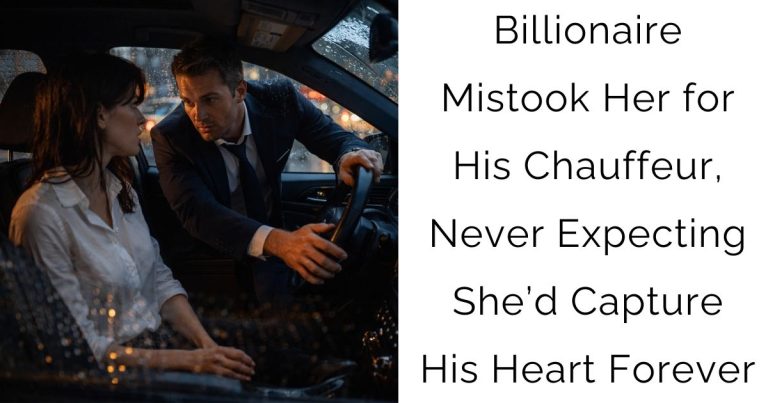 Billionaire Mistook Her for His Chauffeur, Never Expecting She’d Capture His Heart Forever