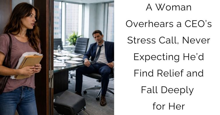 A Woman Overhears a CEO’s Stress Call, Never Expecting He’d Find Relief and Fall Deeply for Her