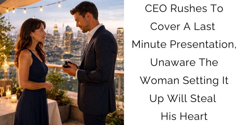 CEO Rushes To Cover A Last-Minute Presentation, Unaware The Woman Setting It Up Will Steal His Heart