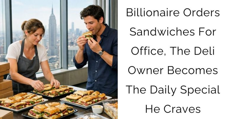 Billionaire Orders Sandwiches For Office, The Deli Owner Becomes The Daily Special He Craves