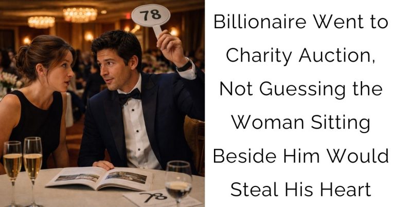 Billionaire Went to Charity Auction, Not Guessing the Woman Sitting Beside Him Would Steal His Heart