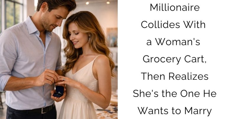 Millionaire Collides With a Woman’s Grocery Cart, Then Realizes She’s the One He Wants to Marry