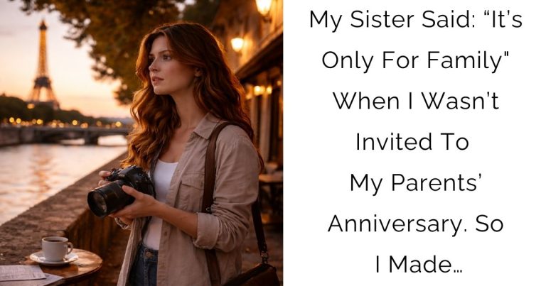 My Sister Said: “It’s Only For Family” When I Wasn’t Invited To My Parents’ Anniversary. So I Made…
