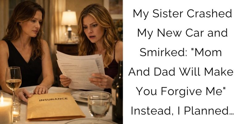 My Sister Crashed My New Car and Smirked: “Mom And Dad Will Make You Forgive Me”-Instead, I Planned…