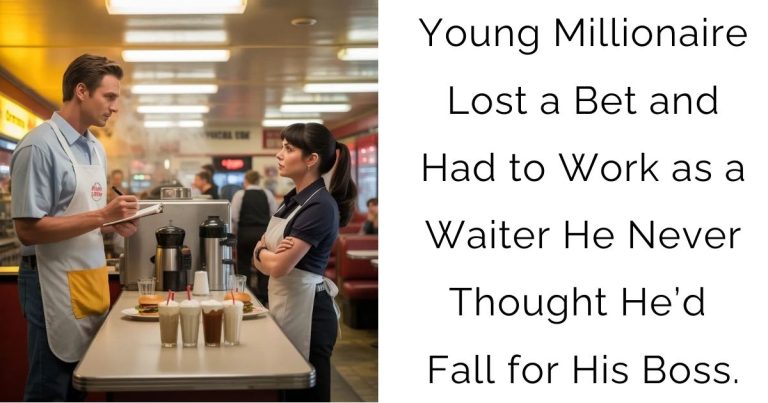 Young Millionaire Lost a Bet and Had to Work as a Waiter—He Never Thought He’d Fall for His Boss.