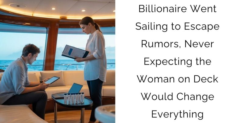 Billionaire Went Sailing to Escape Rumors, Never Expecting the Woman on Deck Would Change Everything