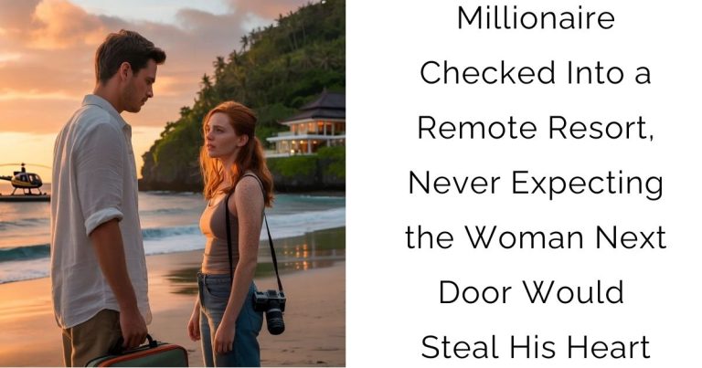 Millionaire Checked Into a Remote Resort, Never Expecting the Woman Next Door Would Steal His Heart