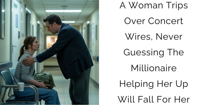 A Woman Trips Over Concert Wires, Never Guessing The Millionaire Helping Her Up Will Fall For Her
