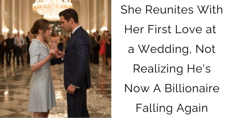 She Reunites With Her First Love at a Wedding, Not Realizing He’s Now A Billionaire Falling Again