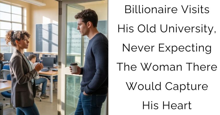 Billionaire Visits His Old University, Never Expecting The Woman There Would Capture His Heart