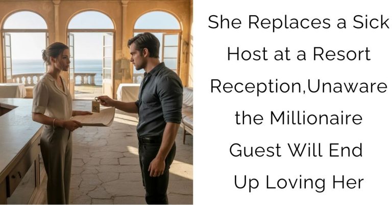 She Replaces a Sick Host at a Resort Reception, Unaware the Millionaire Guest Will End Up Loving Her