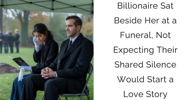 Billionaire Sat Beside Her at a Funeral, Not Expecting Their Shared Silence Would Start a Love Story
