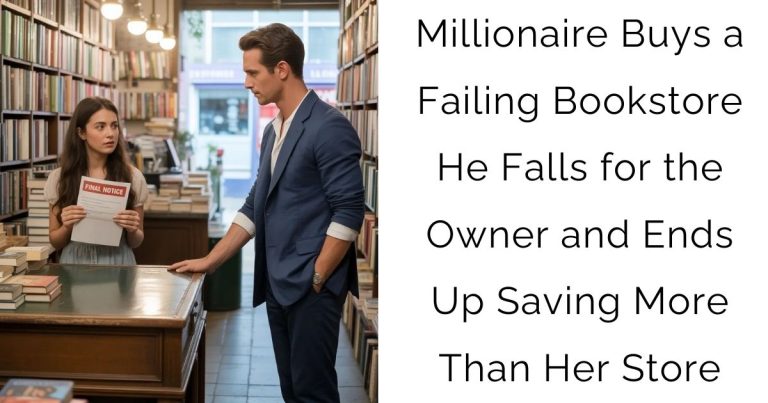 Millionaire Buys a Failing Bookstore—He Falls for the Owner and Ends Up Saving More Than Her Store