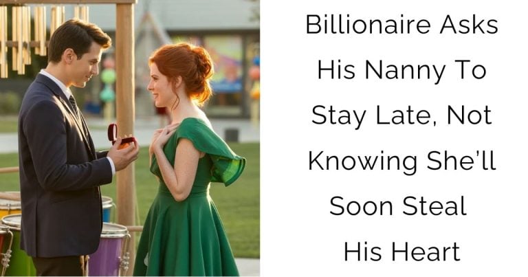Billionaire Asks His Nanny To Stay Late, Not Knowing She’ll Soon Steal His Heart