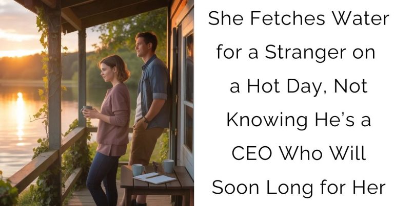 She Fetches Water for a Stranger on a Hot Day, Not Knowing He’s a CEO Who Will Soon Long for Her