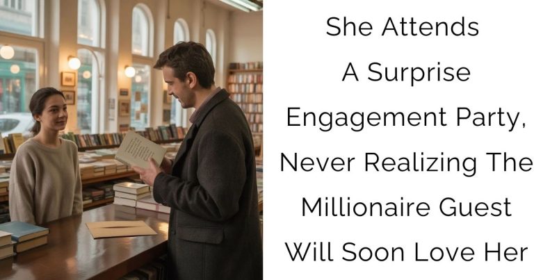 She Attends A Surprise Engagement Party, Never Realizing The Millionaire Guest Will Soon Love Her