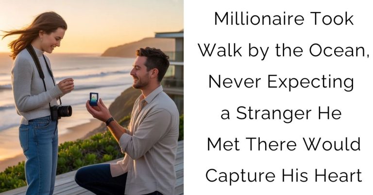 Millionaire Took Walk by the Ocean, Never Expecting a Stranger He Met There Would Capture His Heart